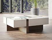 Black and Walnut Coffee table VG Macai