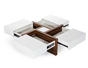 Black and Walnut Coffee table VG Macai