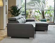 Italian Leather Sectional Sofa Bed EF 822