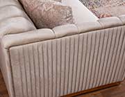 Cream Fabric Sofa AC Margaret