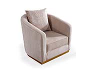 Cream Fabric Sofa AC Margaret