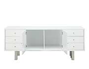 White Lacquer Top Dining Table SH Romeo