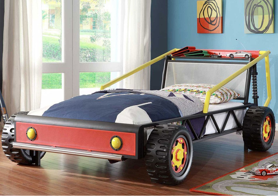 double race car bed