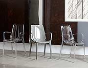 Modern Stackable Chair White EStyle 704