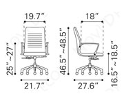 Ergonomic Low Back Office chair Z-171