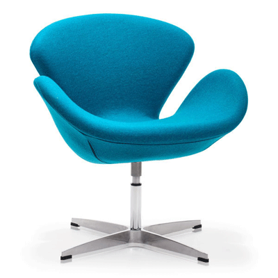 Modern Arm Chair Z311 in Island blue