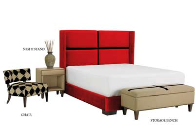 Modern Custom Bed Avelle 11