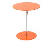 Side table Adjustable Height EStyle 189 in Red