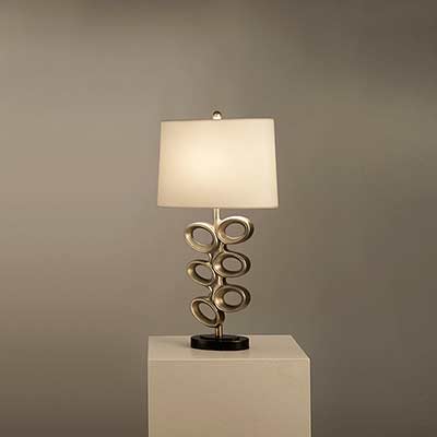 Contemporary Pewter Table Lamp NL1156