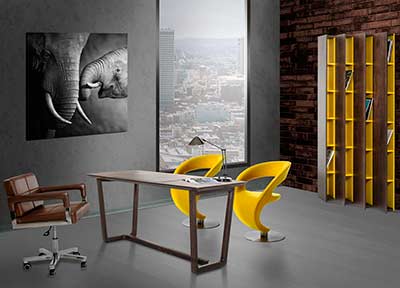 Modern Office Desk with built-in mat VG517