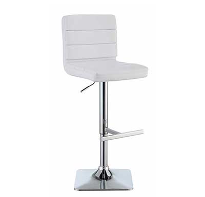 White Modern Bar Stool CO 694