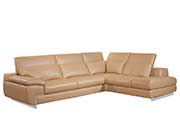 Top Grain Leather Mouton sectional sofa Zena