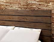 Low Profile Bed with Plank Panel Headboard FA23