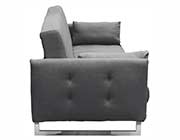 Convertible Grey Tufted Sofa DS 075