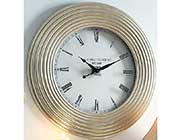 Silver Wall Clock AC 230