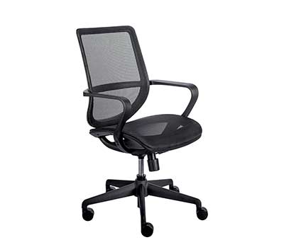 Megan Black Office Chair by Eurostyle