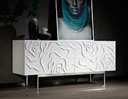 White High Gloss Modern Buffet VG Gareth