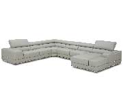 Modern Leather Sectional Sofa EF 76