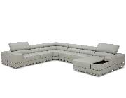 Modern Leather Sectional Sofa EF 76