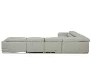 Modern Leather Sectional Sofa EF 76