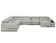 Modern Leather Sectional Sofa EF 76