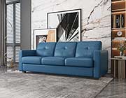 Khaki Leather Sofa bed AC nuit