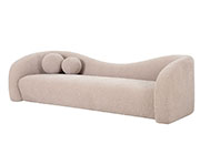 Beige Fabric Sofa VG Calipso