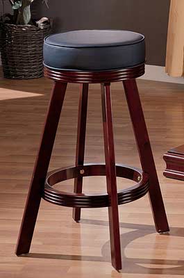 Bar Stool Dark Blue Cherry Finish 