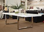 EVG-835 Extendable White Dining Table