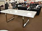 EVG-835 Extendable White Dining Table