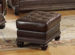  Dark Brown Leather Sofa AC-150