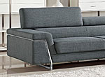 Justine - Modern Fabric Sectional Sofa Set