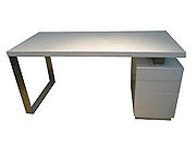 White Lacquer Desk CR982