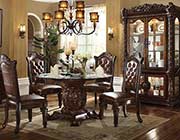 Traditional Round Dining Table Allesia AC 010