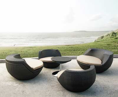 Chic Modern Outdoor Patio set Egg shape VG-654