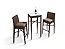 Reva Outdoor Bar Set (Rectangular Table and 4 Chairs)