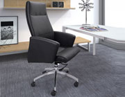 Modern White Leatherette High Back Office Chair Z-081