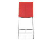 Modern Counter Fabric Chair Z337 in Tangerine