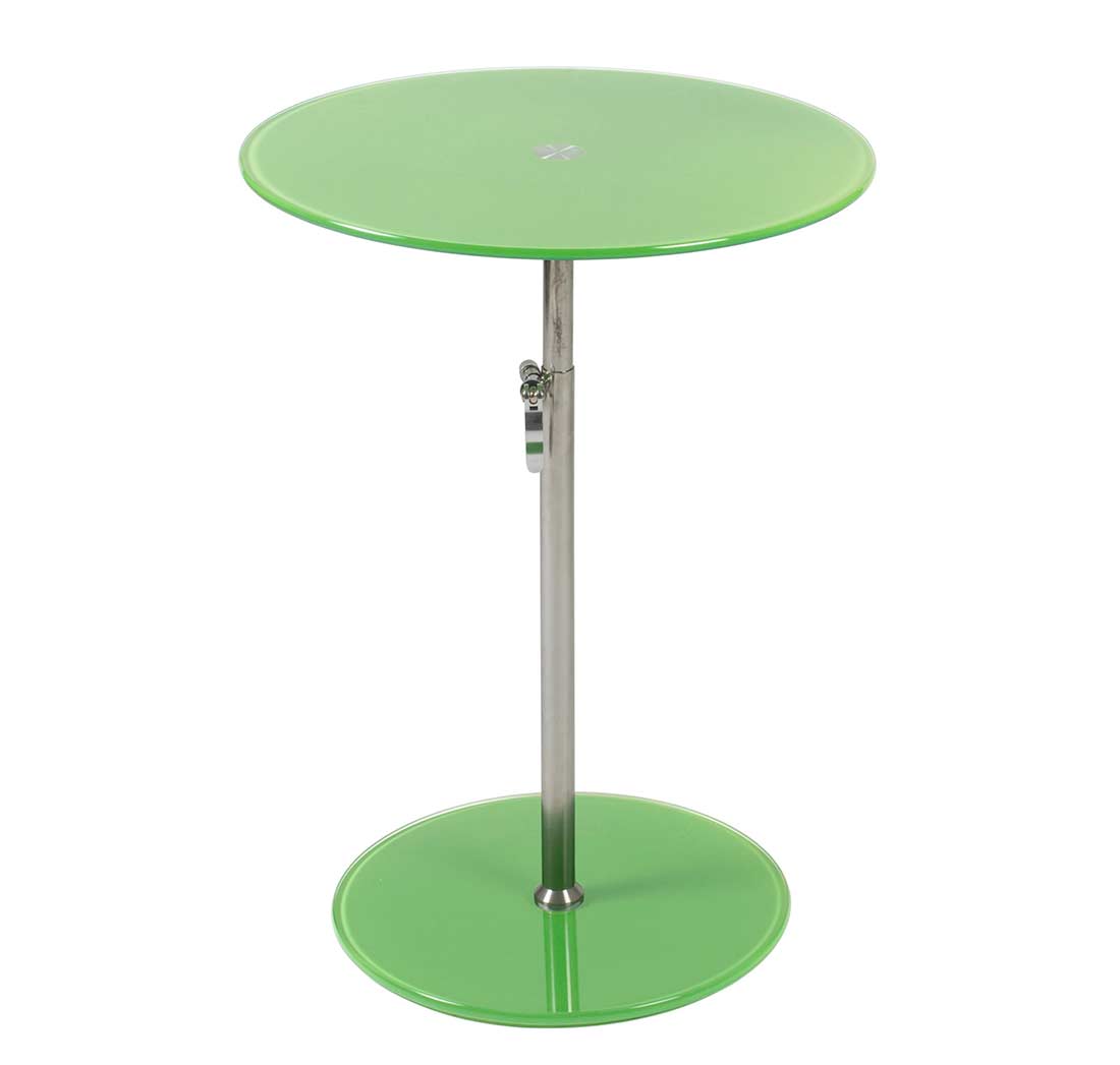 Side table Adjustable Height EStyle 189 in Clear | Tables & Chairs