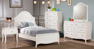 White bed CO561