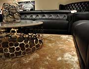 Modern black Italian Leather sofa set VG334