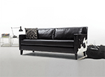 Transitional Leather Sofa AA04