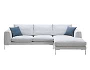 Off white Fabric Sectional sofa NJ Blanca