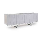 Modern Glass Top Dining Table VG978