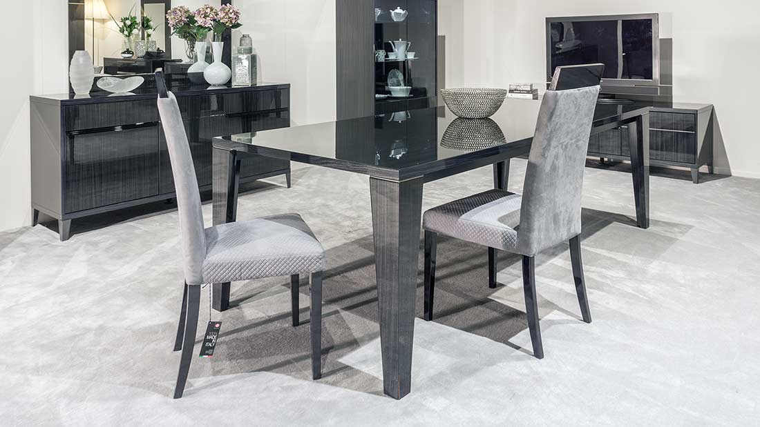modern grey dining room tables