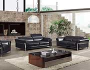 White Italian leather sofa set AE012