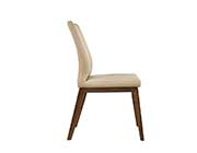 Light Mocha Leather Side Chair KB 637