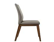 Light Mocha Leather Side Chair KB 637