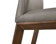 Light Mocha Leather Side Chair KB 637