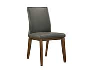 Light Mocha Leather Side Chair KB 637